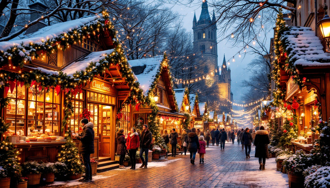 plongez dans l'ambiance magique des fêtes avec les festivités de noël à castres. découvrez le plus imposant marché de la région, où artisans, animations et gourmandises vous attendent pour célébrer noël en beauté.