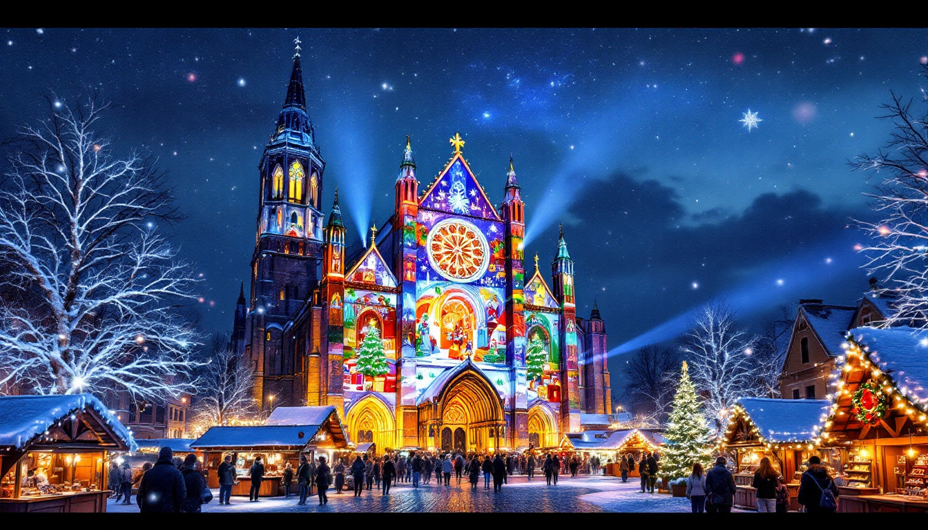 découvrez la magie de noël à albi avec un voyage festif rempli de lumières vibrantes, d'un marché de noël enchanté, de manèges féeriques, d'une grande roue vertigineuse et d'animations qui émerveilleront petits et grands. plongez dans un univers féerique et partagez des moments inoubliables en famille ou entre amis.