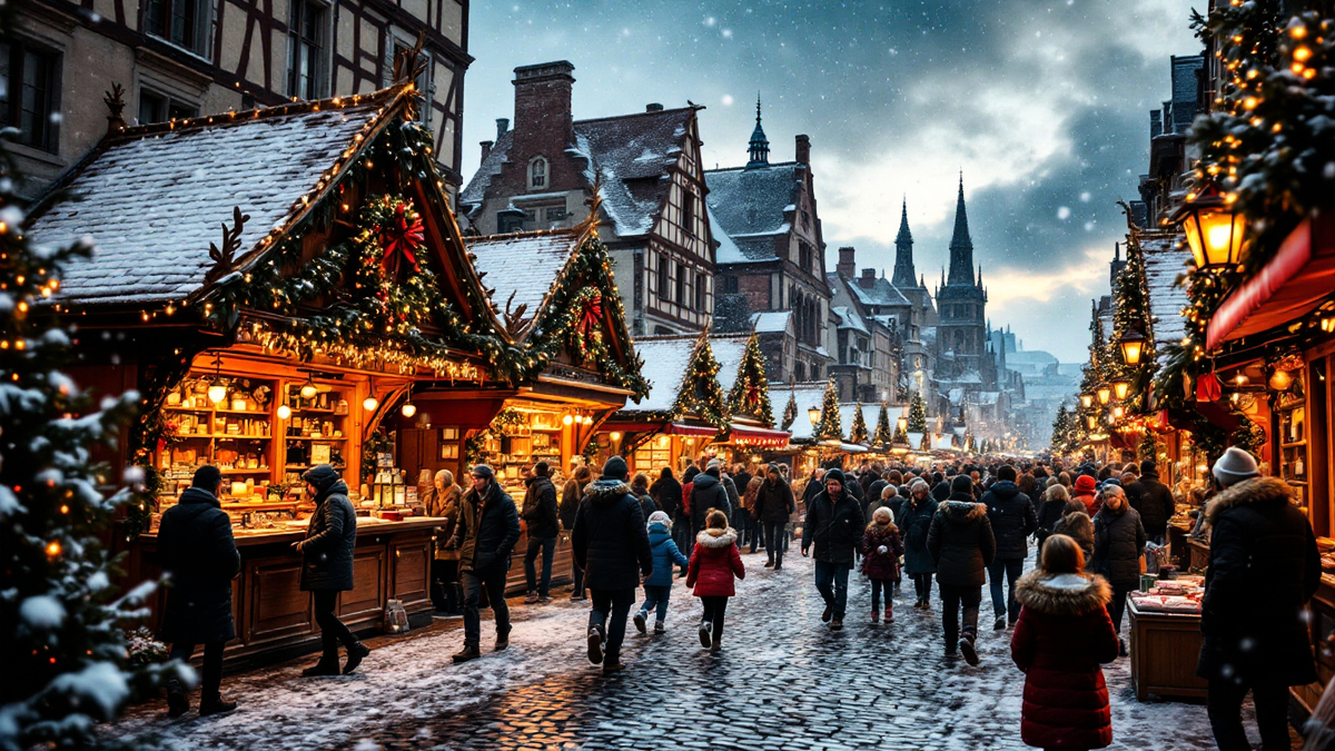 venez vivre la magie des fêtes à castres avec son marché de noël, le plus grand de la région ! découvrez des artisans locaux, des produits festifs et une ambiance conviviale à ne pas manquer.