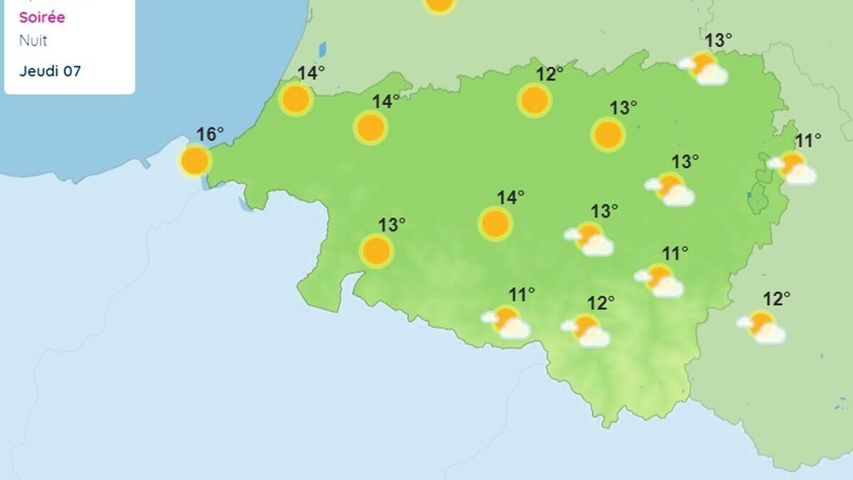découvrez les prévisions de la météo clémente pour ce jeudi ! profitez d'une journée ensoleillée et agréable, idéale pour des sorties en plein air ou des activités en famille. restez informé des conditions météorologiques pour bien planifier votre journée.