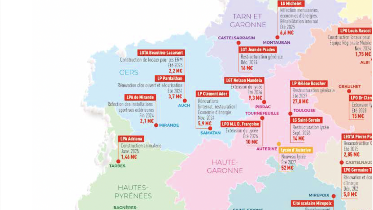 découvrez comment la modernisation des lycées bénéficie d'un investissement de 45 millions d'euros pour améliorer les infrastructures, les équipements pédagogiques et offrir un cadre d'apprentissage optimal aux étudiants.