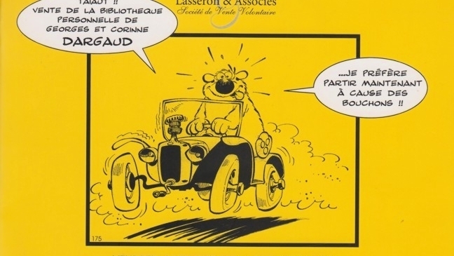 découvrez la célèbre voiture de lagaffe mise aux enchères ! ne manquez pas cette occasion unique d'acquérir un morceau iconique de la bande dessinée. enchérissez et faites partie de l'histoire de gaston lagaffe !